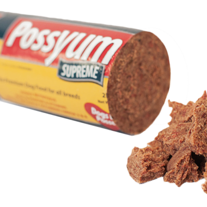 dog roll possyum 2kg sharpes feed barn wellington