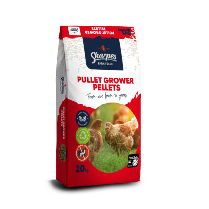 sharpes pullet grower pellets 20kg sharpes feed barn wellington