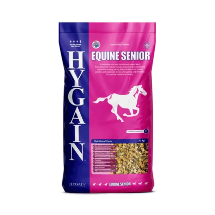 hygain equine senior 20kg sharpes feed barn wellington