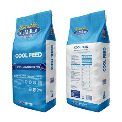 mcmillan cool feed 20kg sharpes feed barn wellington